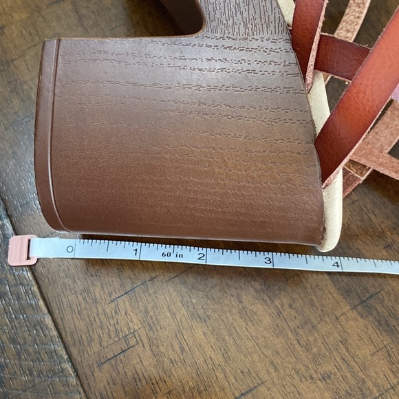 CATO HEELS | WOMENS STRAPPY PLATFORM SANDALS COGNAC - Picture 7 of 7